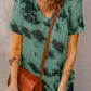 Tie-Dye V-Neck Tee Shirt