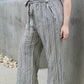 Heimish Find Your Path Full Size Paperbag Waist Striped Culotte Pants