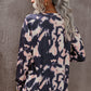 Tie-Dye Round Neck Dropped Shoulder Sweatshirt