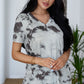 Tie-Dye V-Neck Tee Shirt