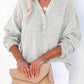 Buttoned Long Sleeve Blouse