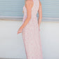 Leopard Round Neck Sleeveless Maxi Dress