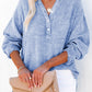 Buttoned Long Sleeve Blouse
