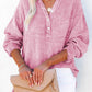 Buttoned Long Sleeve Blouse
