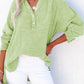 Buttoned Long Sleeve Blouse