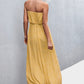 Strapless Split Maxi Dress