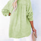 Buttoned Long Sleeve Blouse