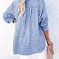 Buttoned Long Sleeve Blouse