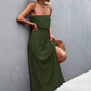 Strapless Split Maxi Dress