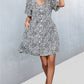 Printed Button down Pocketed Dress