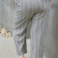 Heimish Find Your Path Full Size Paperbag Waist Striped Culotte Pants