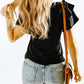 Layered Flutter Sleeve Round Neck Top