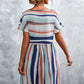Striped Round Neck Dress