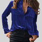 Button Up Collared Shirt with Breast Pockets