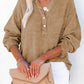 Buttoned Long Sleeve Blouse