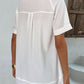Cuffed Sleeve Henley Top