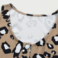Leopard Buttoned Sleeveless Dress