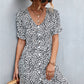 Printed Button down Pocketed Dress