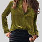 Button Up Collared Shirt with Breast Pockets