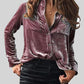 Button Up Collared Shirt with Breast Pockets