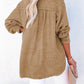 Buttoned Long Sleeve Blouse