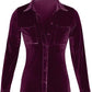 Button Up Collared Shirt with Breast Pockets