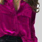Button Up Collared Shirt with Breast Pockets