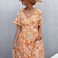 Printed Button down Pocketed Dress